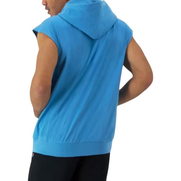 Champion - Men's Sleeveless Hoodie - Light Blue - Small - Picture 2 of 16